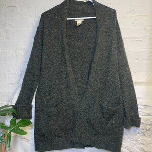 Max Studio oversized grey cardigan